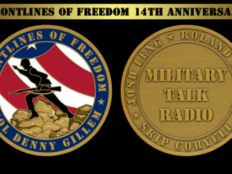 frontlines of freedom military talk radio badges